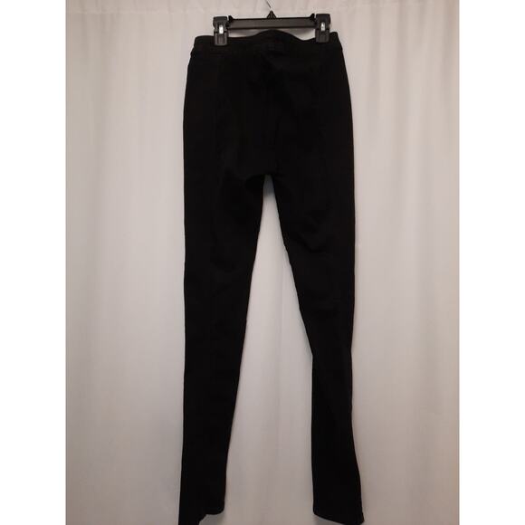 Free People We the free twenty-seven jeans 27 skinny black Leg Slit - Picture 3 of 5